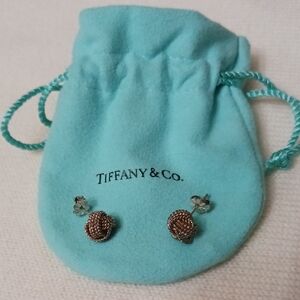 Tiffany & Co. Rose Gold Knot Studs
